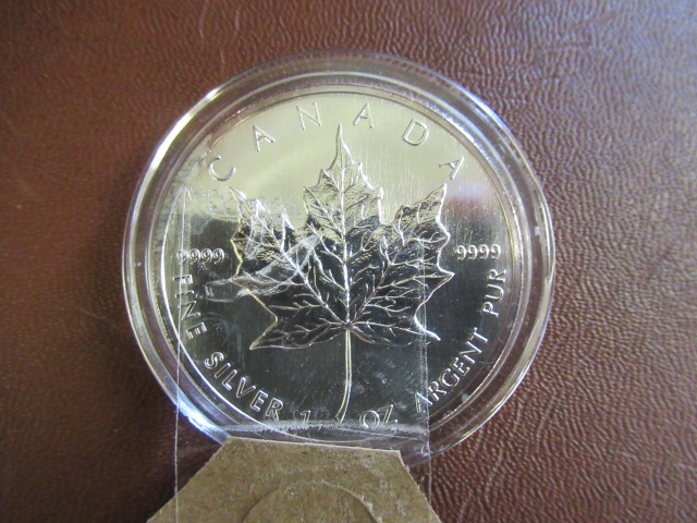2004 999 SILVER CANADIAN 5 DOLLAR Image