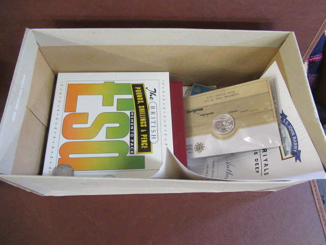 COIN SETS INCLUDING 1994 NEW ZEALAND AND £20 SILVER WW AND RF COINS ETC Image