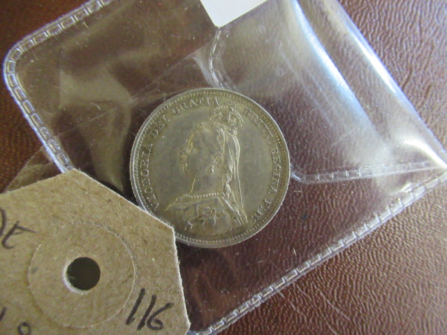 1887 HIGH GRADE SHILLING Image