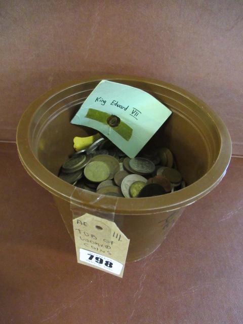 TUB OF WORLD COINS Image