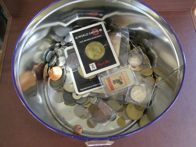 TIN OF COINS Image