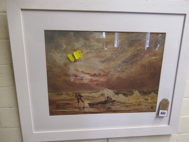 FRAMED WATERCOLOUR SIGNED BEATTIE 1875 Image