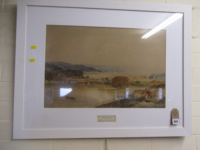 WATERCOLOUR SIGNED HENRY PRITT 1869 Image