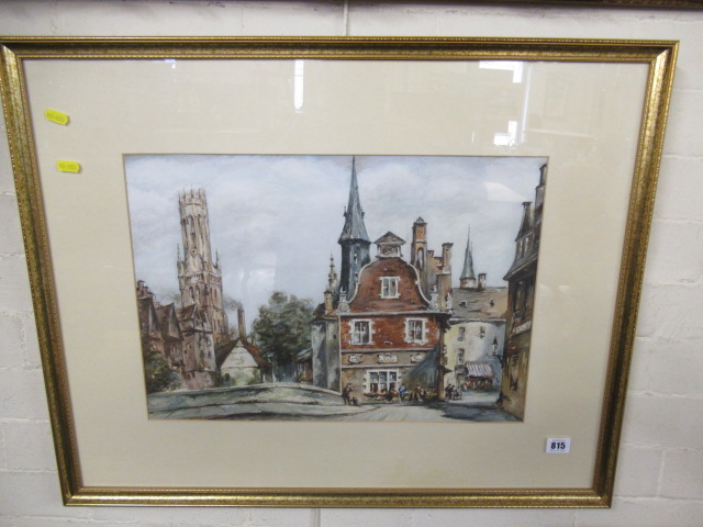 FRAMED STREET SCENE PICTURE Image