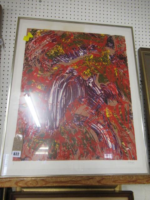 FRAMED ;LIMITED EDITION ABSTRACT PRINT Image