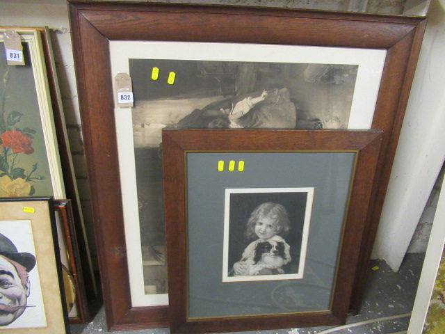 FIVE ANTIQUE PRINTS Image