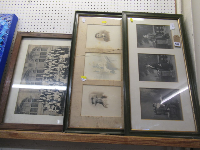 SMALL COLLECTION OF VICTORIAN FRAMED PHOTOS Image