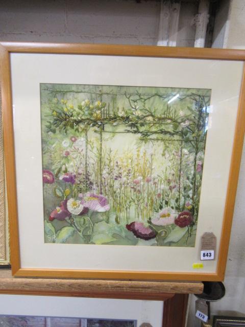 SUSAN RIDYARD FLORAL EMBEROIDERY WOOLWORK Image