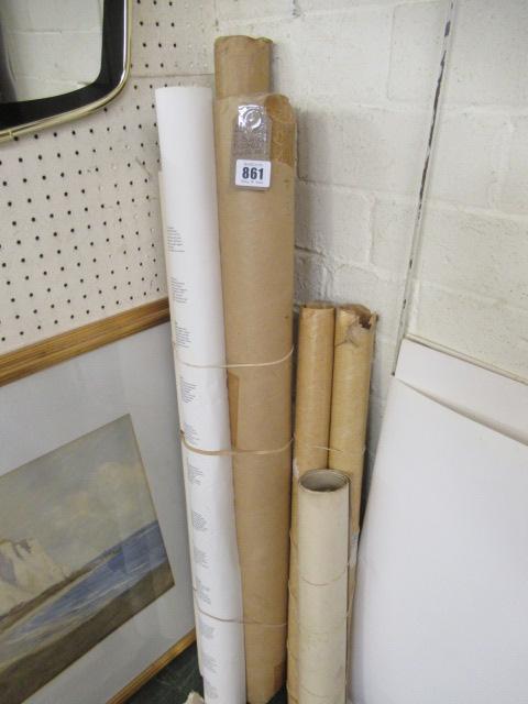 TWO BUNDLES OF POSTERS AND MAPS ETC Image