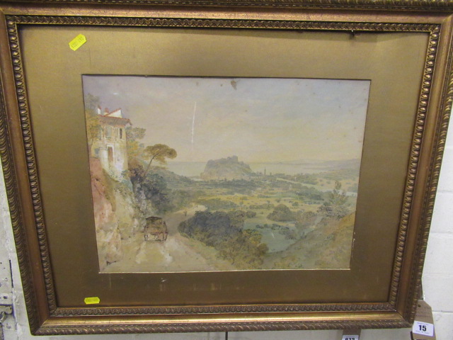 19TH CENTURY WATERCOLOUR OF NICE Image