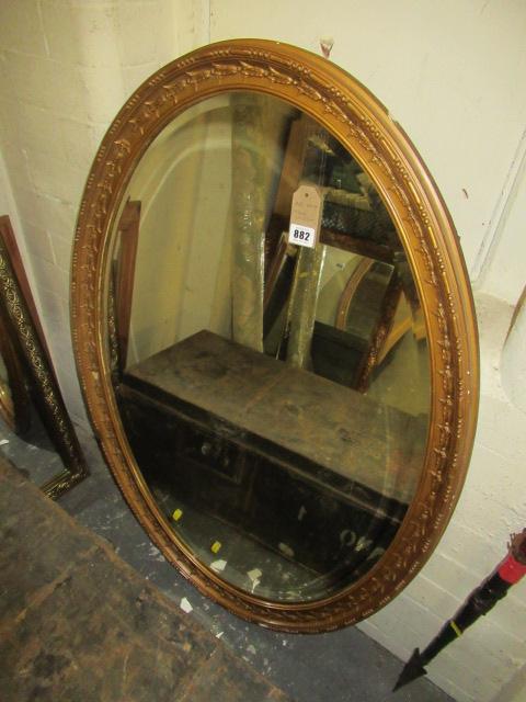 LARGE OVAL MIRROR Image