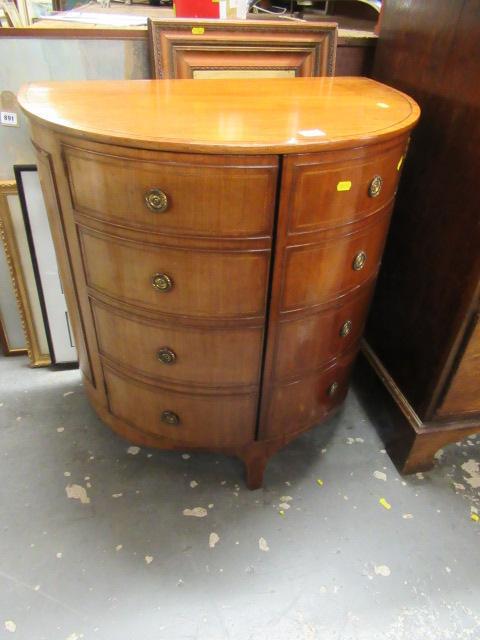 INLAID DEMI LUNE DRINKS CABINET Image