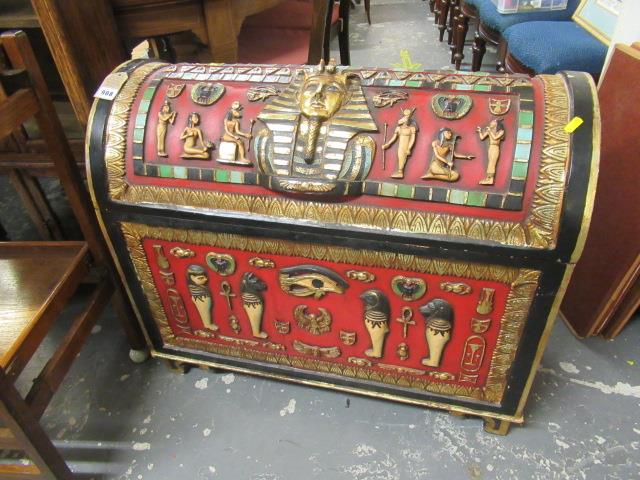 EGYPTIAN DECORATED CHEST Image