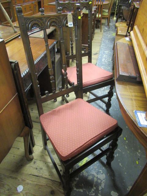 FOUR ERCOL HIGH BACK CHAIRS Image