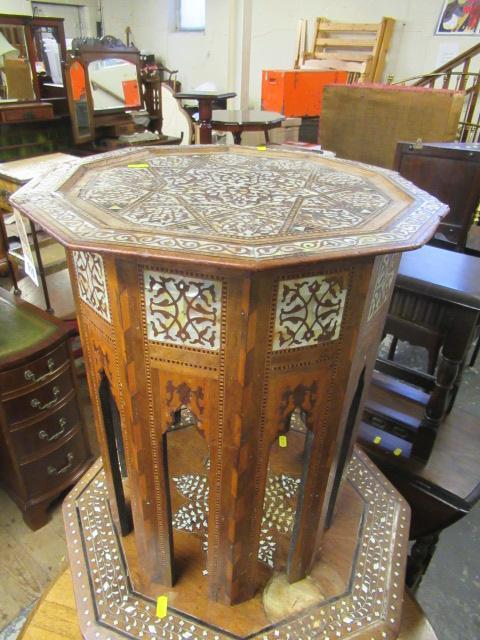 INDIAN INLAID TABLE Image