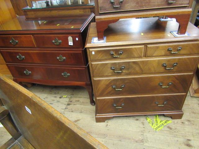 TWO CHESTS OF DRAWERS Image