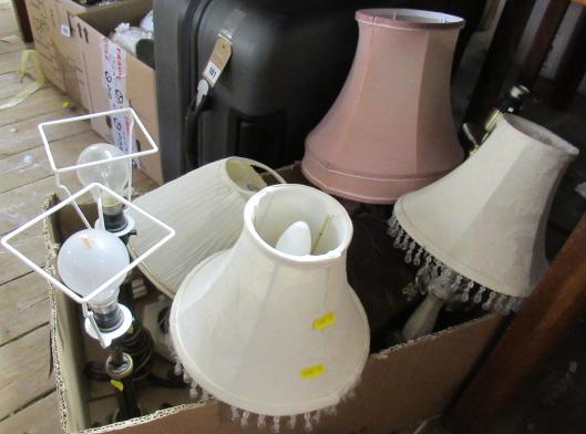 BOX OF TABLE LAMPS Image