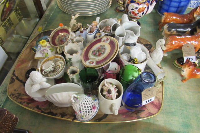 TRAY OF CERAMICS Image