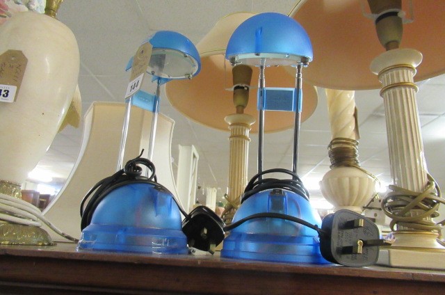 PAIR OF DESK LAMPS Image