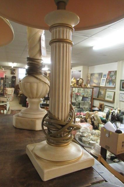 PAIR OF TABLE LAMPS AND ANOTHER Image