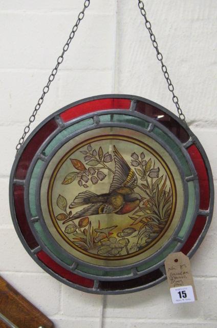 STAINED GLASS ROUNDEL Image