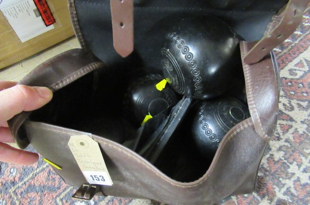 CASED SET OF FOUR TAYLOR LIGNOYD  BOWLS Image