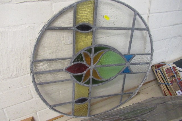 QUANTITY OF STAINED GLASS PANELS Image