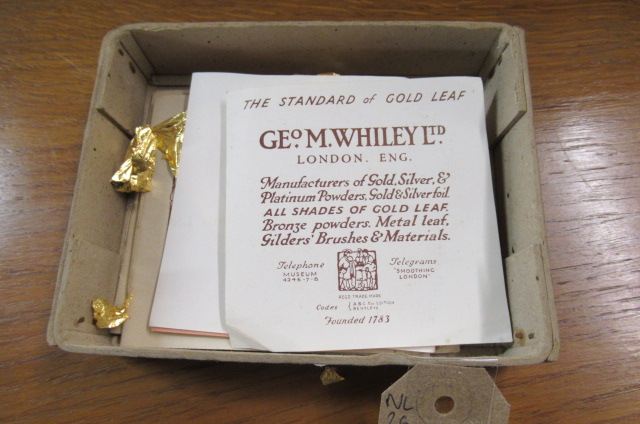 BOX OF GOLD LEAF Image