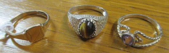 THREE METAL RINGS Image