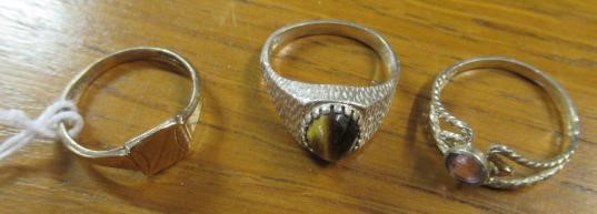 THREE METAL RINGS Image