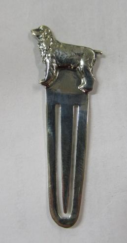 SILVER DOG BOOKMARK Image