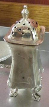 FIVE SILVER ITEMS INCLUDING A PUSHER Image