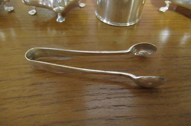 SILVER NAPKIN RING AND FOUR OTHER ITEMS  Image