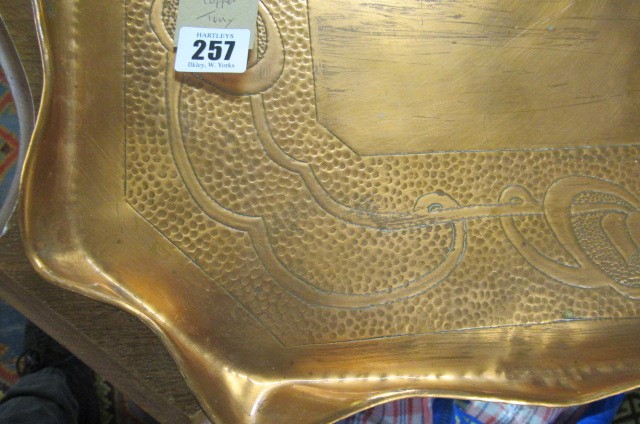 ARTS AND CRAFTS COPPER TRAY Image