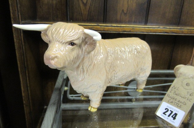 THREE BESWICK HIGHLAND CATTLE Image