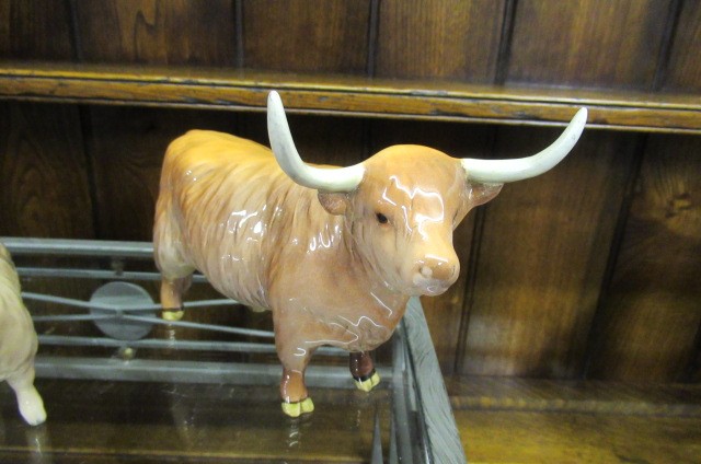 THREE BESWICK HIGHLAND CATTLE Image