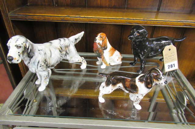FOUR ROYAL DOULTON GUN DOGS Image