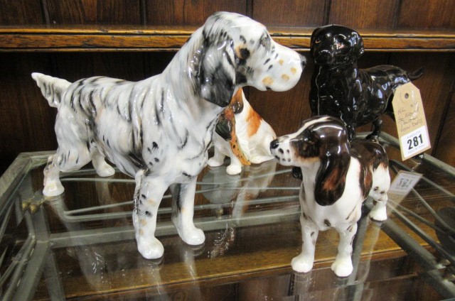 FOUR ROYAL DOULTON GUN DOGS Image