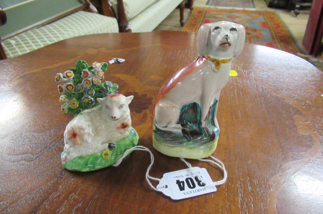 TWO EARLY STAFFORDSHIRE FIGURES Image