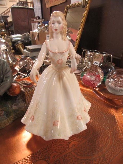 TWO ROYAL DOULTON FIGURES AND ANOTHER Image