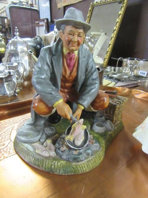 TWO ROYAL DOULTON FIGURES AND ANOTHER Image