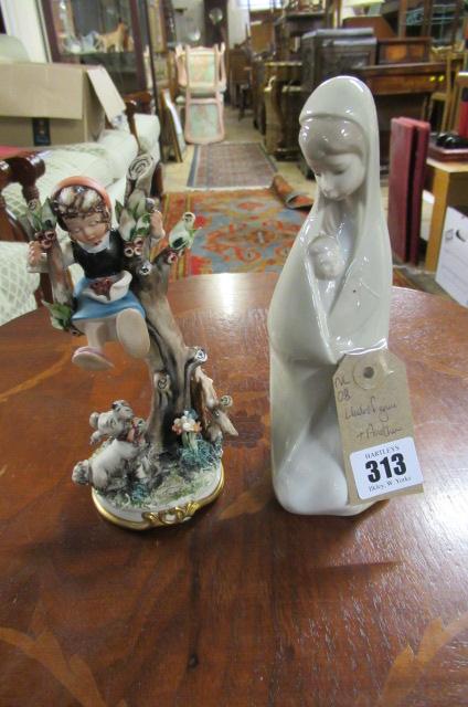 LLADRO FIGURE AND ANOTHER Image