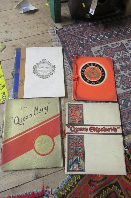 QUEEN MARY AND QUEEN ELIZABETH LAUNCH CATALOGUES ETC Image