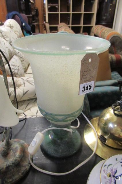 BRASS READING LAMP AND ANOTHER Image