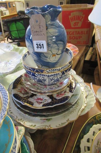 TRAY OF CERAMICS Image