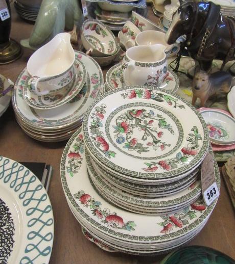 QUANTITY OF JOHNSON'S INDIAN TREE DINNERWARE Image