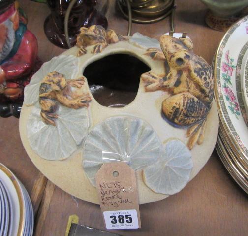 BERNARD ROOKE FROG VASE Image