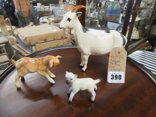ROYAL DOULTON GOAT AND TWO OTHERS Image