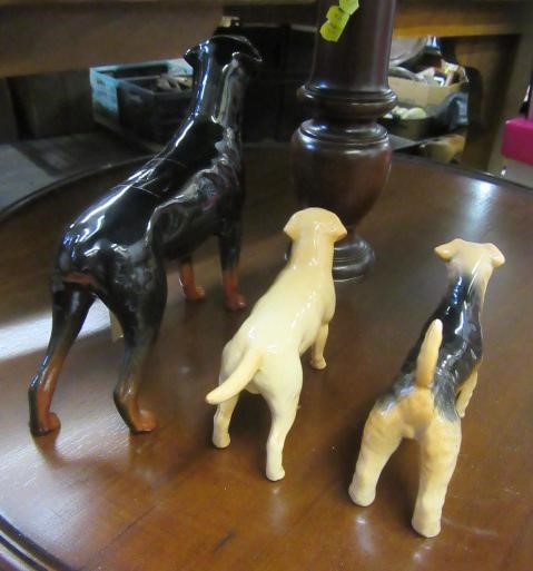 BESWICK DOBERMAN    LABRADOR AND TERRIER Image