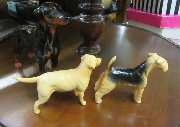 BESWICK DOBERMAN    LABRADOR AND TERRIER Image